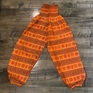 100% cotton India Imported Boho Harem leg pants/ jumpsuit